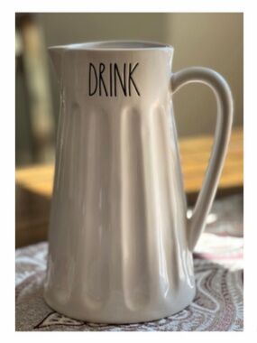 NEW Rae Dunn Ceramic Drink Pitcher Serveware Home Decor